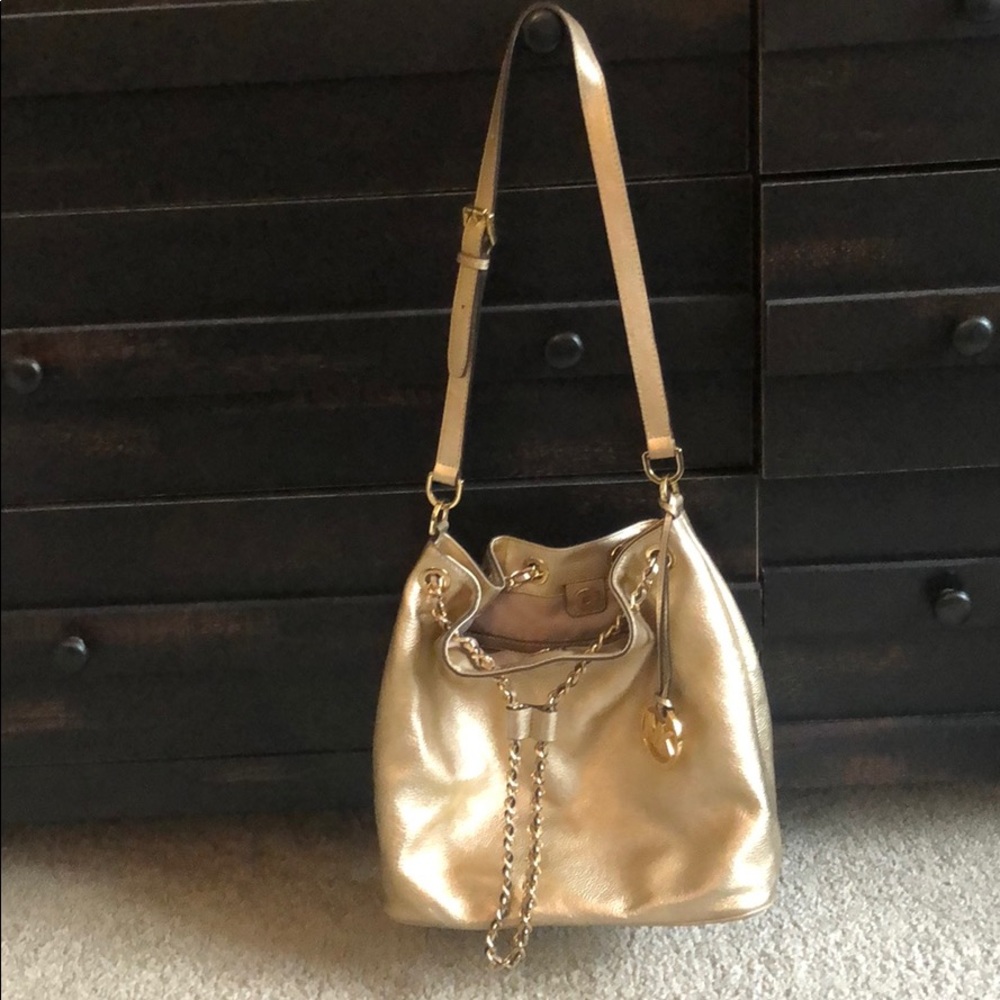 Michael Kors Gold Hobo bag - Picture 2 of 2
